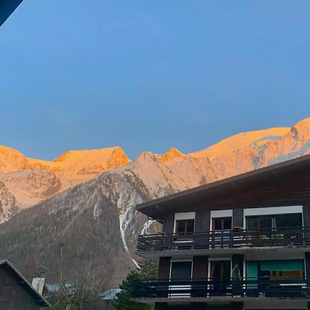 Les Dryades - Renove - Balcon Avec Vue Mt Blanc Les Houches Exterior foto